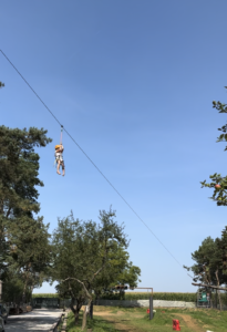 Activité Le Bold'air : la tyrolienne de 10m